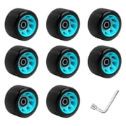 Roller Skate Wheels with Bearings, Quads Roller Skate Wheels Double Row Skating