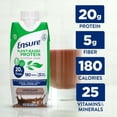 thumbnail image 4 of Ensure Plant-Based Protein Shake, Chocolate, 11 Fl Oz, 12 Pack, 4 of 17