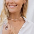 thumbnail image 3 of Silvora Layered Chain Necklaces Set for Women Rose Gold Plated Fashion Herringbone Paperclip Choker Necklace Stainless Steel Flat Snake Chain Jewelry Gifts for Mom Wife Valentine's Day, 3 of 7
