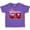 Purple, variant on Inktastic Valentine's Day Red Firetruck with Pink Hearts Boys or Girls Toddler T-Shirt