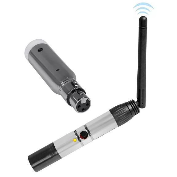 Rockville DMX-WTR Wireless DJ DMX Lighting Transmitter Receiver