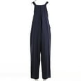 thumbnail image 5 of KOMOO Women Baggy Jumpsuit Loose Suspender Trousers Jumpsuits Wide Leg Pants Romper with Pockets, 5 of 8