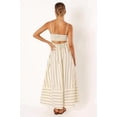 thumbnail image 3 of utcoco Women's Summer Striped A Line Long Dress Back Smocked Maxi Dresses, 3 of 4