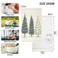 thumbnail image 6 of Yayeee 100% Cotton Hand Towels for Bathroom 16" x 28" Soft Absorbent Kitchen Towel, Hand Drawn Christmas, 6 of 7