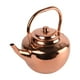 thumbnail image 4 of Tetera de cobre, tetera, infusor de té, tetera retro con asa, tetera para estufa 5L, 4 of 9