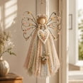 thumbnail image 4 of Christmas Fabric Angel Hanging DIY Craft Kit, Handmade Ornament Project for Holiday Wall and Tree Decor, Design E, 6.30 in, 4 of 4