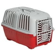 thumbnail image 3 of MidWest Homes for Pets 22 inch Spree Travel Pet Carrier for Dog or Cat with Plastic Door, Red, 3 of 8