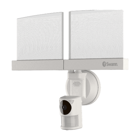 Swann - SwannForce™ Indoor/Outdoor Wired 1080p Slimline Floodlight Camera - White