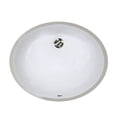 thumbnail image 1 of Nantucket Sinks 15 x 12 Inch Vitreous China Ceramic Bathroom Sink, White, 1 of 8