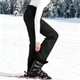 thumbnail image 3 of Fgvctg Women's Snow Bibs Ski Warm Insulated Overalls Windproof Ski Bib Jumpsuits Winter Snowboard Pant Oversized Adjustable Straps Baggy Ripstop Outdoor Snowpants for Skiing Black 2XL, 3 of 7
