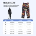 thumbnail image 4 of Fotbe Skulls and Flowers Pantalones de Pijama para Hombre, Pantalones de Dormir, Pantalones de Casa con Cintura Ajustable y Bolsillos-Medium, 4 of 6