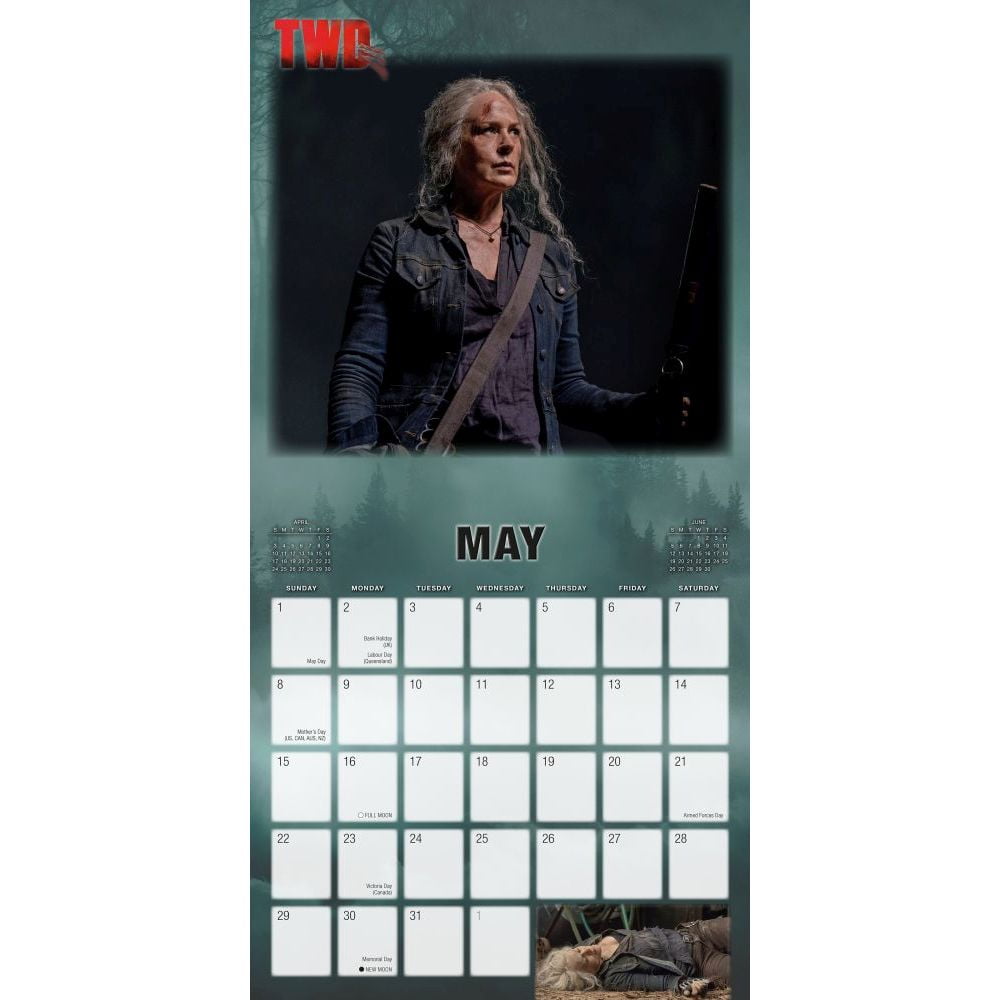 Amc The Walking Dead R 2022 Wall Calendar 16 Month Other Walmart Com