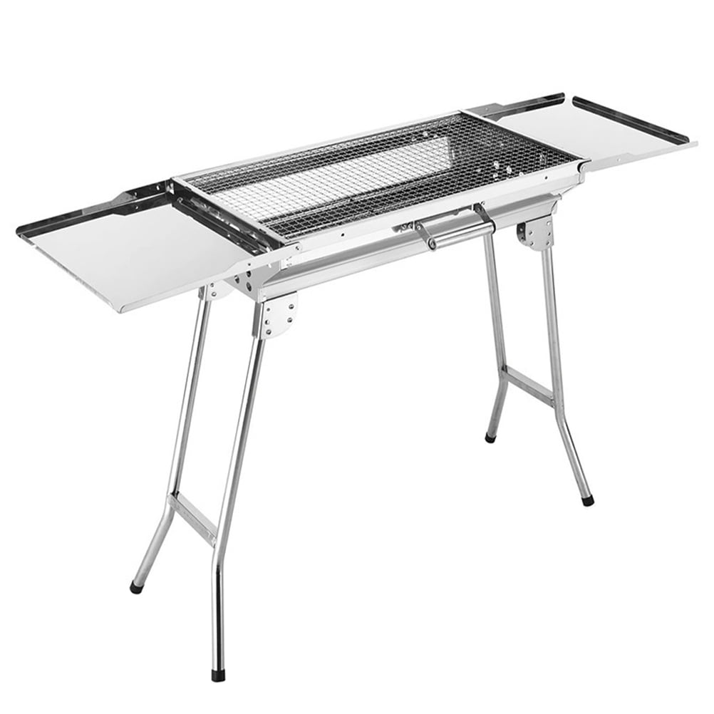 HOMEMAXS 1 Set Barbecue Grill Portable BBQ Grill Stainless Steel Grill