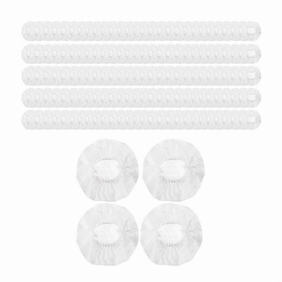 200Pieces Headphone Covers Disposable Ear Earpads Sanitary Non-Woven Headset Cover Sweatproof Stretch Earphone Protector