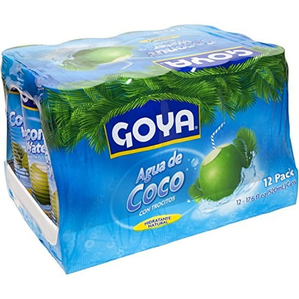 Goya Coconut Water With Pulp (17.6 Oz. Ea., 12 Ct.)