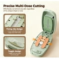 thumbnail image 6 of Household Pill Cutter, Adjustable Size for 1/2 & 1/4 Pills, Accurate Centering for Multiple Pill Takers, Lightweight Portable Gadget, Safe & Hygienic for Daily Medication Management, 6 of 8