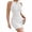 White., variant on HBGVBA Women's Summer Mini Dress,Sleeveless Trendy Dresses,Solid Color Stretch Fabric Round Neck Basic Midi Dress