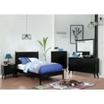 thumbnail image 5 of Furniture of America Farrah Wood Platform Bed, Black, Full, 5 of 5