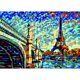 thumbnail image 1 of Pintura de diamante (DE2113) 5D Bajo el puente de hierro Paisaje Diamante de imitación cuadrado 45x60cm Hugtrwg Para estrenar, 1 of 1