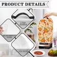 thumbnail image 4 of HELLHERO Pumpkin Kitchen Accessories Elastic Kitchen Counter Easy to Install Proof Stain Food Processor Cover with Waterproof, 4 of 6