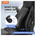 thumbnail image 2 of Executive Office Chair with Cutting-edge Adjustable Lumbar Support, High Back PU Leather Office Chair Ergonomic for Back Pain, with Padded -up Arms Adjustable Waist Support, 2 of 7