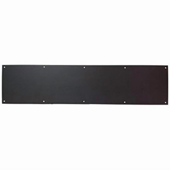 Don-Jo 90 Metal Kick Plate, Oil Rubbed Bronze Finish, 34 Width x 6 Height, 3/64 Thick