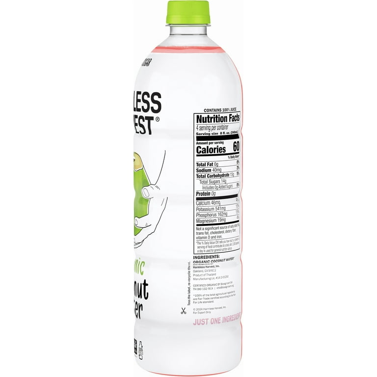 Harmless Harvest Natural Original Coconut Water, Fresh Groceries