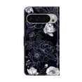 thumbnail image 3 of For Apple Google Pixel 10 / Pixel 10 Pro 6.3-inch Wallet Case Crystal Material Painted starry sky&geometric patterns&Flowers, Wallet For Women Men Card Holder Magnetic Clasp Kickstand Folio Cover, 3 of 8