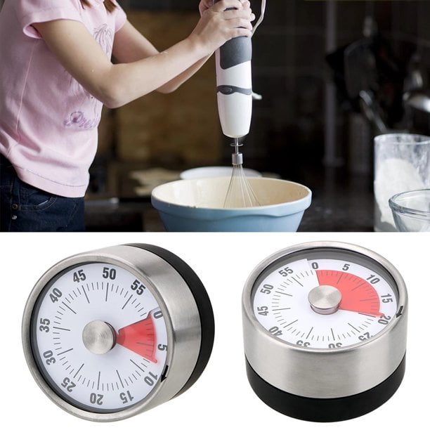BALDR Mechanical 60-Minute Kitchen Timer With Magnet - Stainless