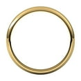 thumbnail image 2 of 10k Yellow Gold Half Round 3mm Half Round Band Size 10.5 Ring for Women and Men - 2.5 Grams, 2 of 2