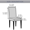 thumbnail image 2 of 1PC Green Chair Covers Stretch Chair Slipcovers with Skirt Removable Washable Kitchen Chair Protector Cover Set Bubble plaid Stretch Chair Covers Chair Cover Skirt for Home, Party, Wedding, 2 of 2