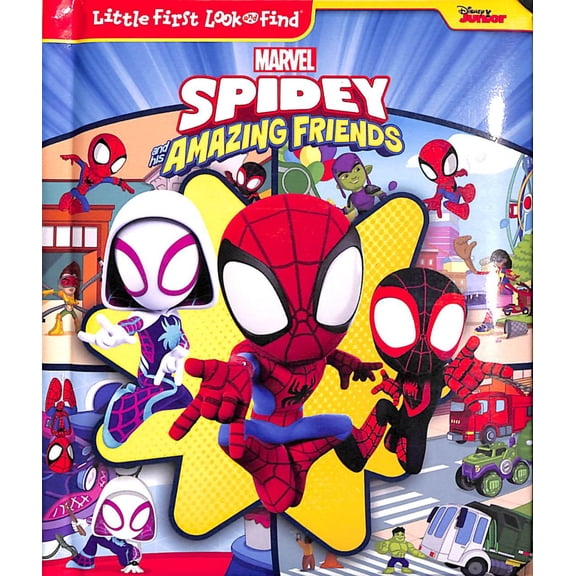 Disney Junior Marvel Spidey and His Amazing Friends: Little First Look and Find (Board Book)