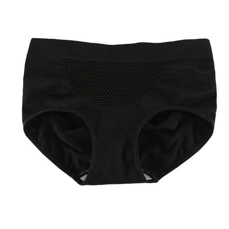 

Clearance! Holloyiver Shapewear Shorts Tummy Control Women s Mid Waist Pants Waist Tight Shaping Underwear Black