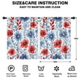 thumbnail image 2 of Blackout Kids Curtains,Pioneer Flower Childrens Insulated Curtains Set Of 2,Bedroom Essentials,Toddler Room Decor 42x54in(106x137cm), 2 of 4