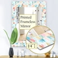 thumbnail image 3 of DESIGN ART Designart 'Pastel Dreams 5' Modern Mirror - Vanity Printed Mirror 27.6 in. wide x 39.4 in. high, 3 of 4