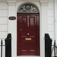 thumbnail image 2 of HOOWIFFY 1Set European Style Rectangular Door Plaque for Building Identification Retro Design 11.8X3.3X0.4in, 2 of 4