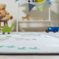 thumbnail image 6 of SAFAVIEH Kids Playhouse Ranch Crossroads Machine Washable Area Rug, Blue/Dark Grey, 3'3" x 5'3", 6 of 13