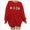 A16-Red, variant on Halloween Women Pumpkin Sweatshirt Funny Pumpkin Face Graphic Pullover Crewneck Long Sleeve Fall Shirts Top(Black,M)