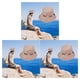 thumbnail image 5 of Sonducket Sombrero de cubo para exteriores de verano, sombrero de pescador Hip Hop, Camping, senderismo, parasol, gorra de pescador ajustable de algodón beige 56-58cm 3piezas Sonducket CBP016132, 5 of 6