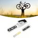 thumbnail image 3 of Colgador de pared vertical para bicicletas, funcionamiento sencillo, práctico estante para almacenamiento de bicicletas, soporte de pared para garajes, negro y blanco Jadeshay  A, 3 of 9