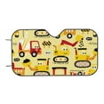 thumbnail image 7 of Daiia Funny Construction Vehicles Windshield Sun Shade for Car SUV Truck (Small ), Car Sun Shade Windshield, Car Shades for Front Windows, Sunshade for Car Windshield, 7 of 7