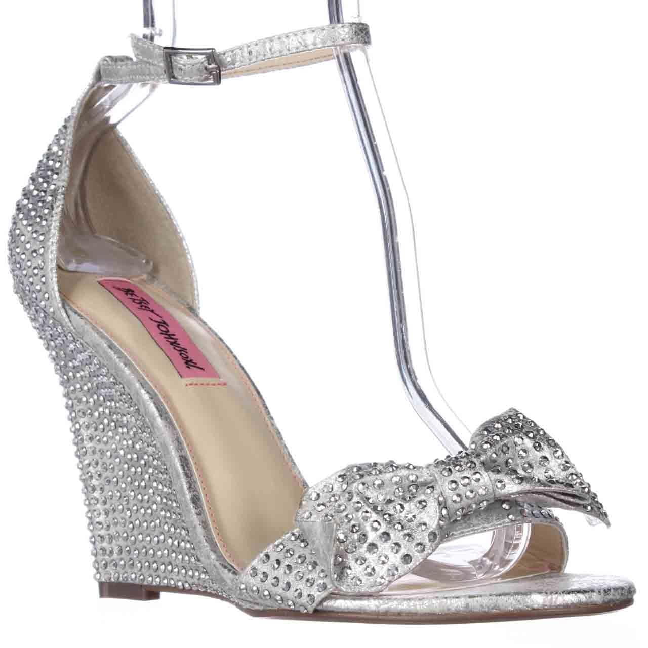 betsey johnson sequin heels