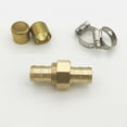 thumbnail image 4 of IDEANATEGRATE 2Ud Conector De Latón Para Manguera De Con Uso En Jardín Color Dorado, 4 of 8
