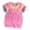 Pink, variant on WEAIXIMIUNG Baby Boy Take Home Outfit Toddler Baby Boy Kids Rainbow Stripe Tops T-Shirt Straps Pants Outfits Set
