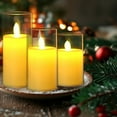 thumbnail image 7 of LED Electronic Candle, Acrylic Glass Cup, Flickering Flameless Decorative Candle Lights for Christmas Birthday Wedding Ambience, Shatterproof Wear-Resistant Material, Safe and Easy to Use, 7 of 7