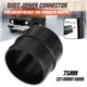 thumbnail image 2 of Riwesomey Conducto de ventilación de aire de 75mm, salida de tubo plano, conector de unión de escape resistente al desgaste, tubo de manguera de Vehículos, repuestos y accesorios Mis 1 PC Riwesomey VI022335-01B, 2 of 6
