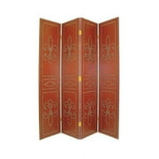 Nailhead On Leather Screen
