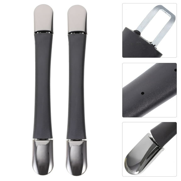 SOPOTUTU Suitcase Handle 2Pcs in Black for Luggage and Travel Bags