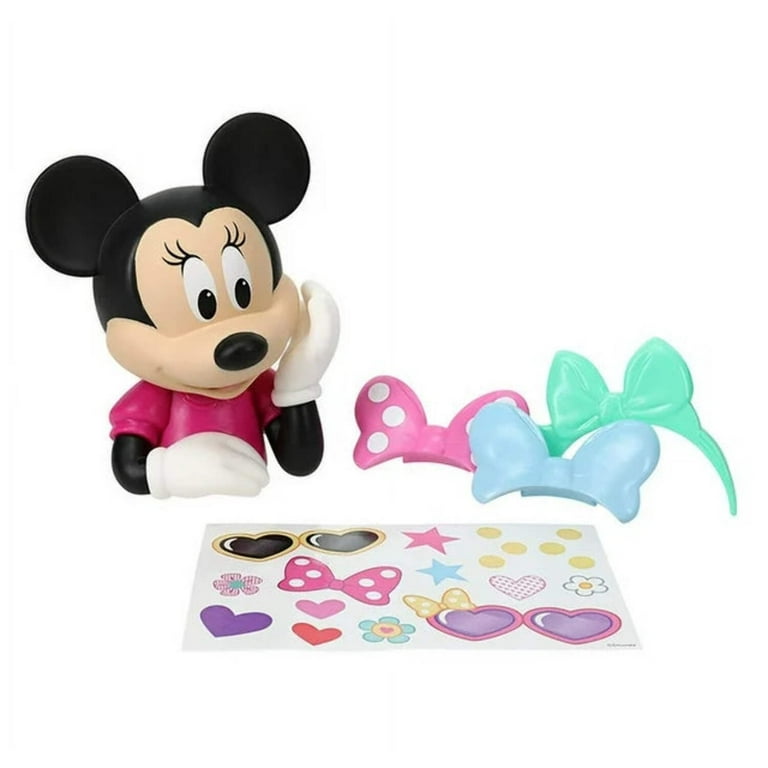 Disney Minnie Mouse Styling Head Playset, Age 3+, Hair
