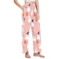 thumbnail image 2 of FORMRS Women's Pajama Pants with Pockets Soft Comfy Loungewear Sleep Bottom, Sizes S-2XL, Pink Cartoon Halloween, 2 of 8